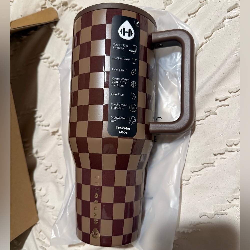 Hydrojug Autumn Checkers 40 oz. Traveler